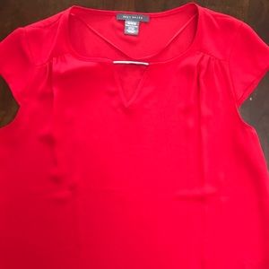 Red Cap Sleeve T-Shirt size M